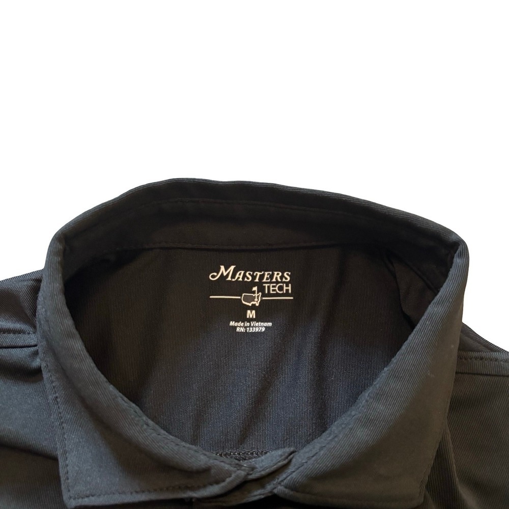 Masters Tech Mens Golf Polo Shirt Black Yellow Colorblock‎ Size Medium RN133979 - Picture 3 of 8